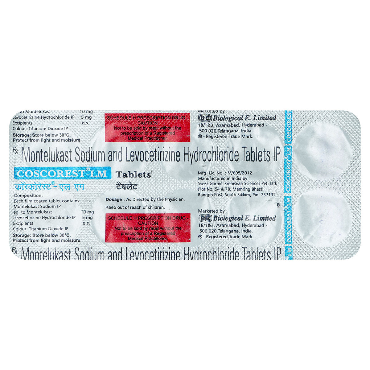 Coscorest-LM Tablet 10's, Pack of 10 TabletS Coscorest-LM Tablet 10's, Pack of 10 TabletS