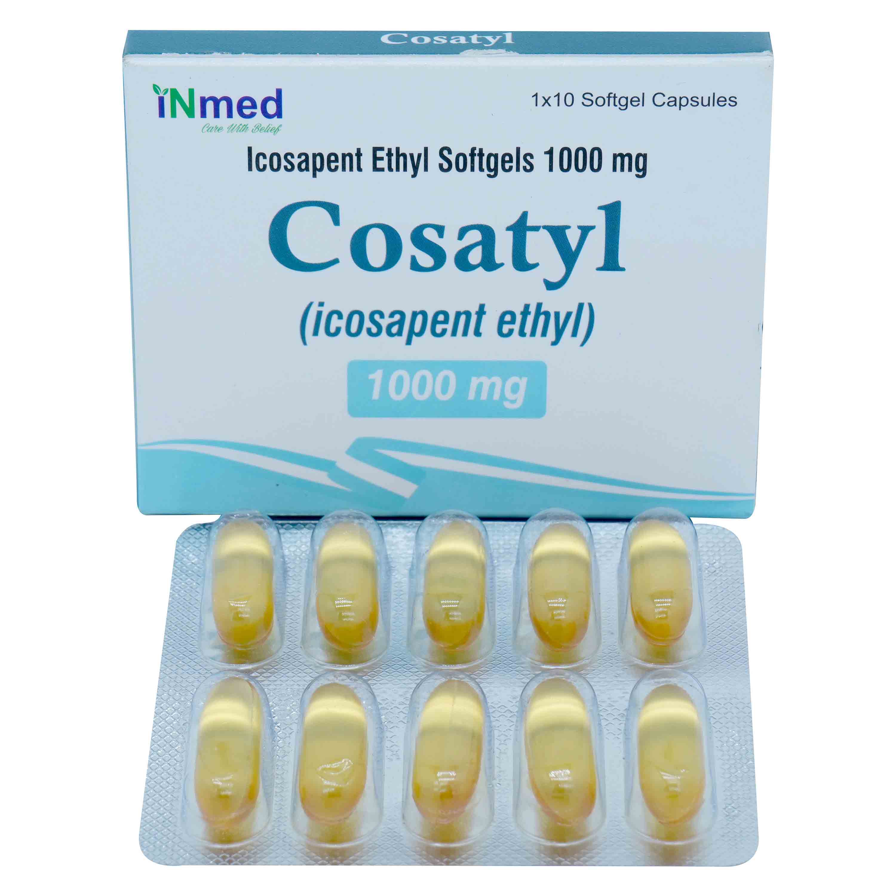 Cosatyl 1000 mg Softgel Capsule 10's, Pack of 10 Cosatyl 1000 mg Softgel Capsule 10's, Pack of 10