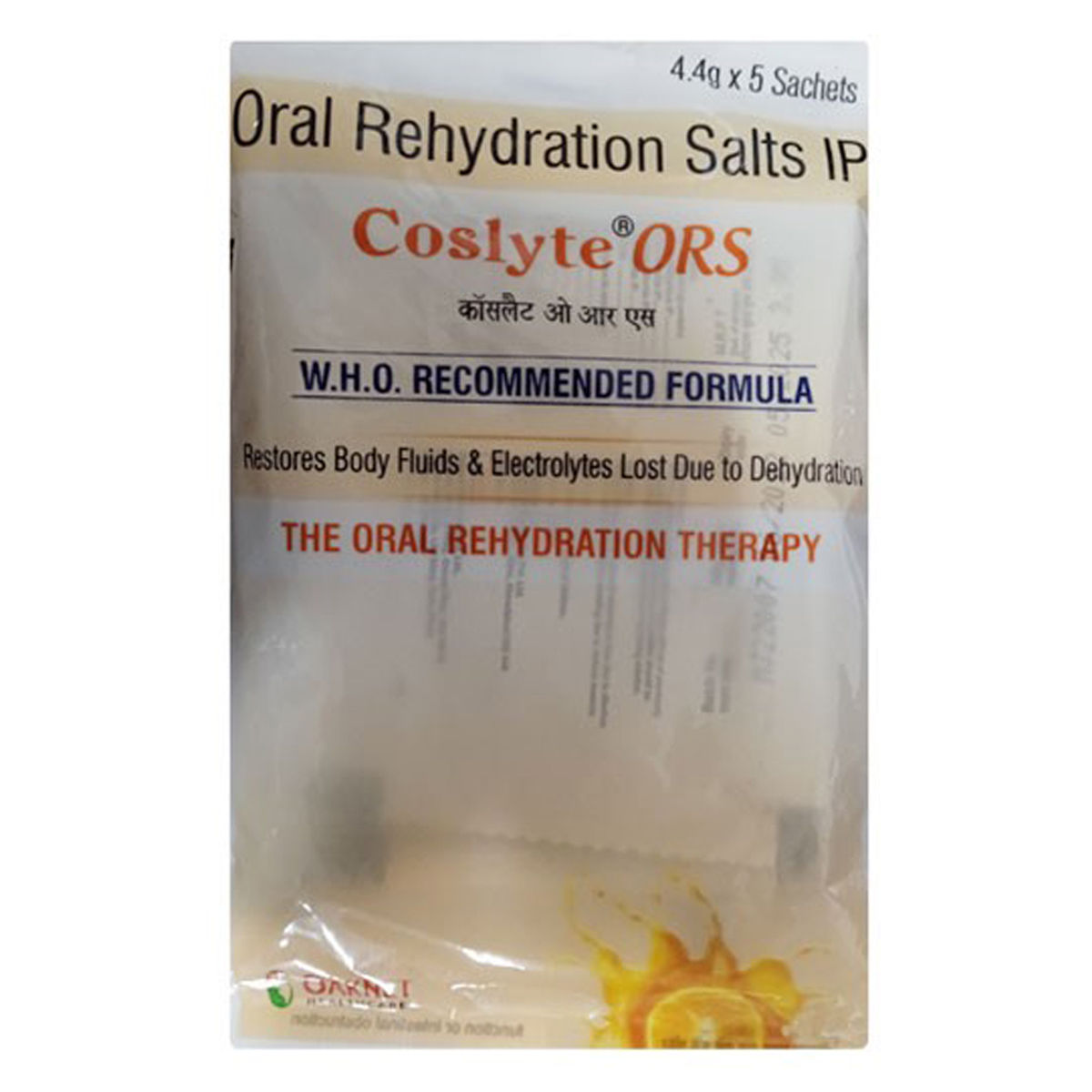 Buy Coslyte ORS Sachet 4.4 gm Online