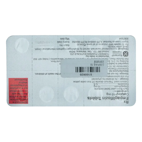 Cospiaq 10 mg Tablet 10's, Pack of 10 TabletS