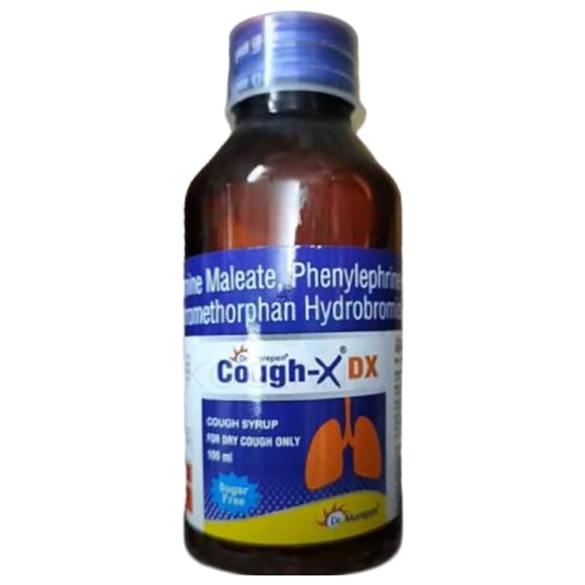 Cough-X DX Sugar Free Syrup 100 ml | Uses, Side Effects, Price | Apollo ...