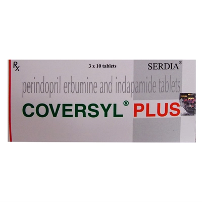 Coversyl Plus Tablet 10's, Pack of 10 TABLETS