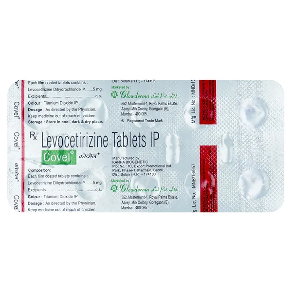 Covel 5 Tablet 10's, Pack of 10 TabletS