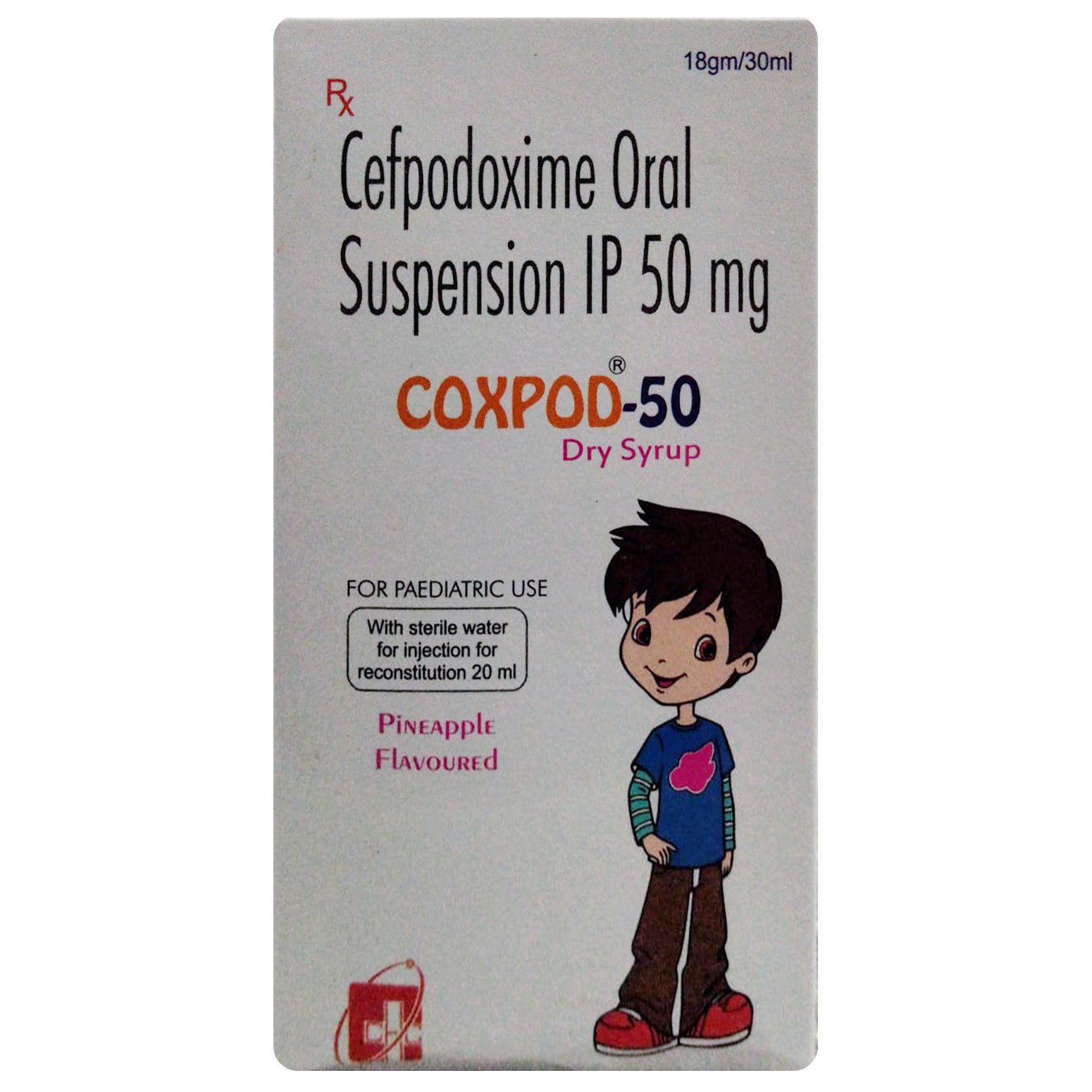 Coxpod-50 Paediatric Pineapple Flavour Dry Syrup 30 ml, Pack of 1 DRY SYRUP Coxpod-50 Paediatric Pineapple Flavour Dry Syrup 30 ml, Pack of 1 DRY SYRUP