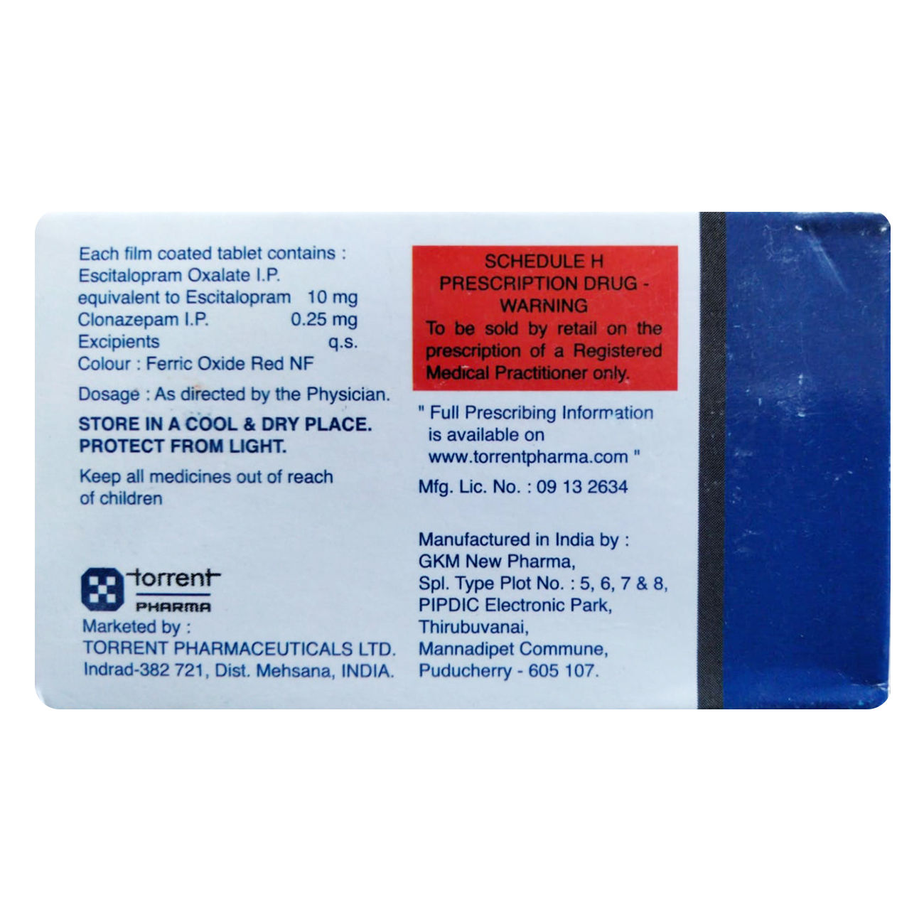 C-Pram S Plus 0.25 Tablet 10's, Pack of 10 TABLETS C-Pram S Plus 0.25 Tablet 10's, Pack of 10 TABLETS