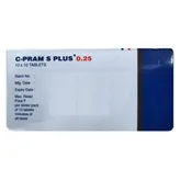 C-Pram S Plus 0.25 Tablet 10's, Pack of 10 TABLETS
