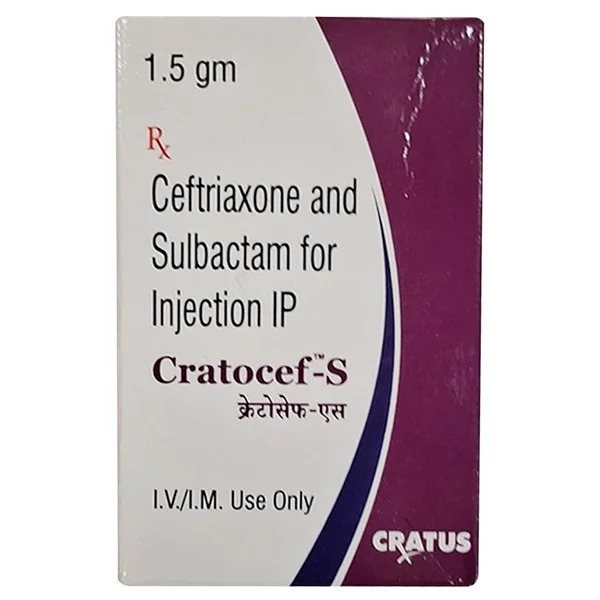 Cratocef-S 1.5 gm Injection 1's