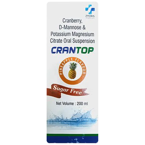 Crantop Sugar Free Pineapple Flavour Oral Suspension 100 ml