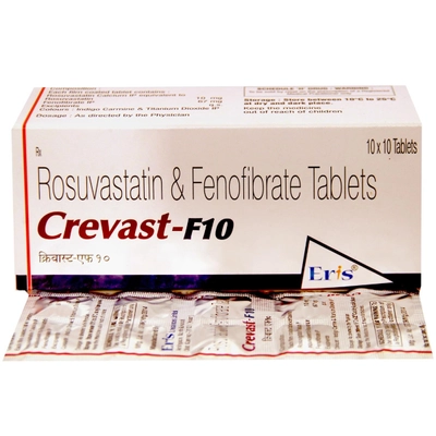 Crevast F 10 Tablet 10's, Pack of 10 TABLETS