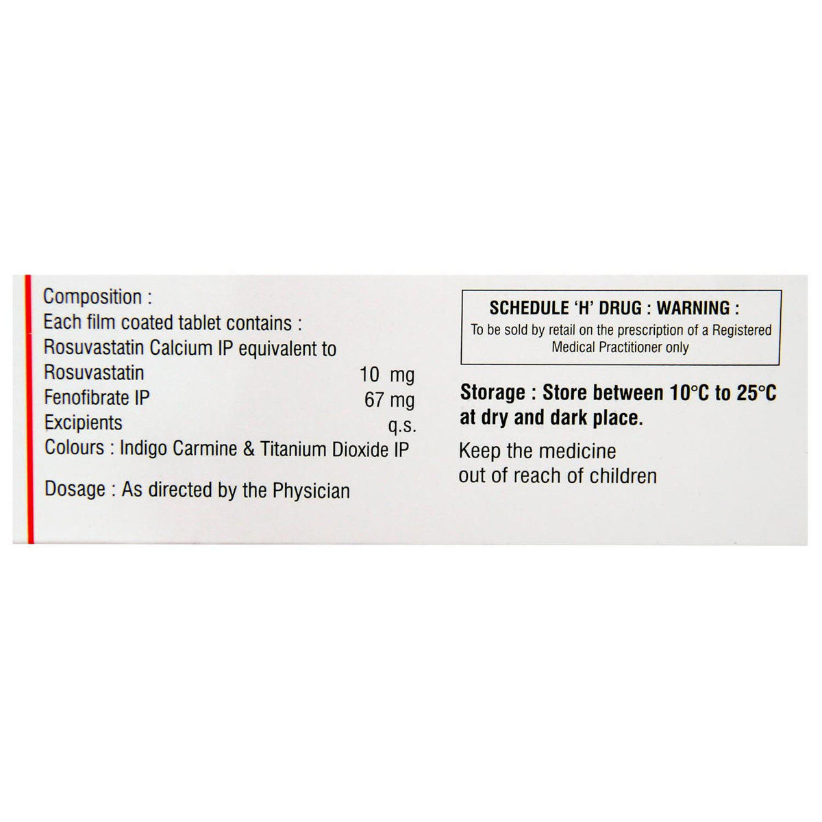 Crevast F 10 Tablet 10's, Pack of 10 Crevast F 10 Tablet 10's, Pack of 10