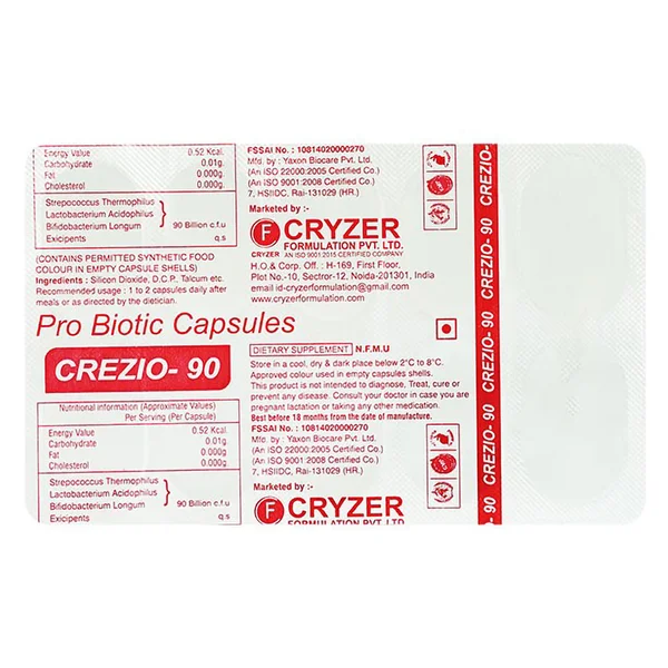 Crezio-90 Capsule 10's