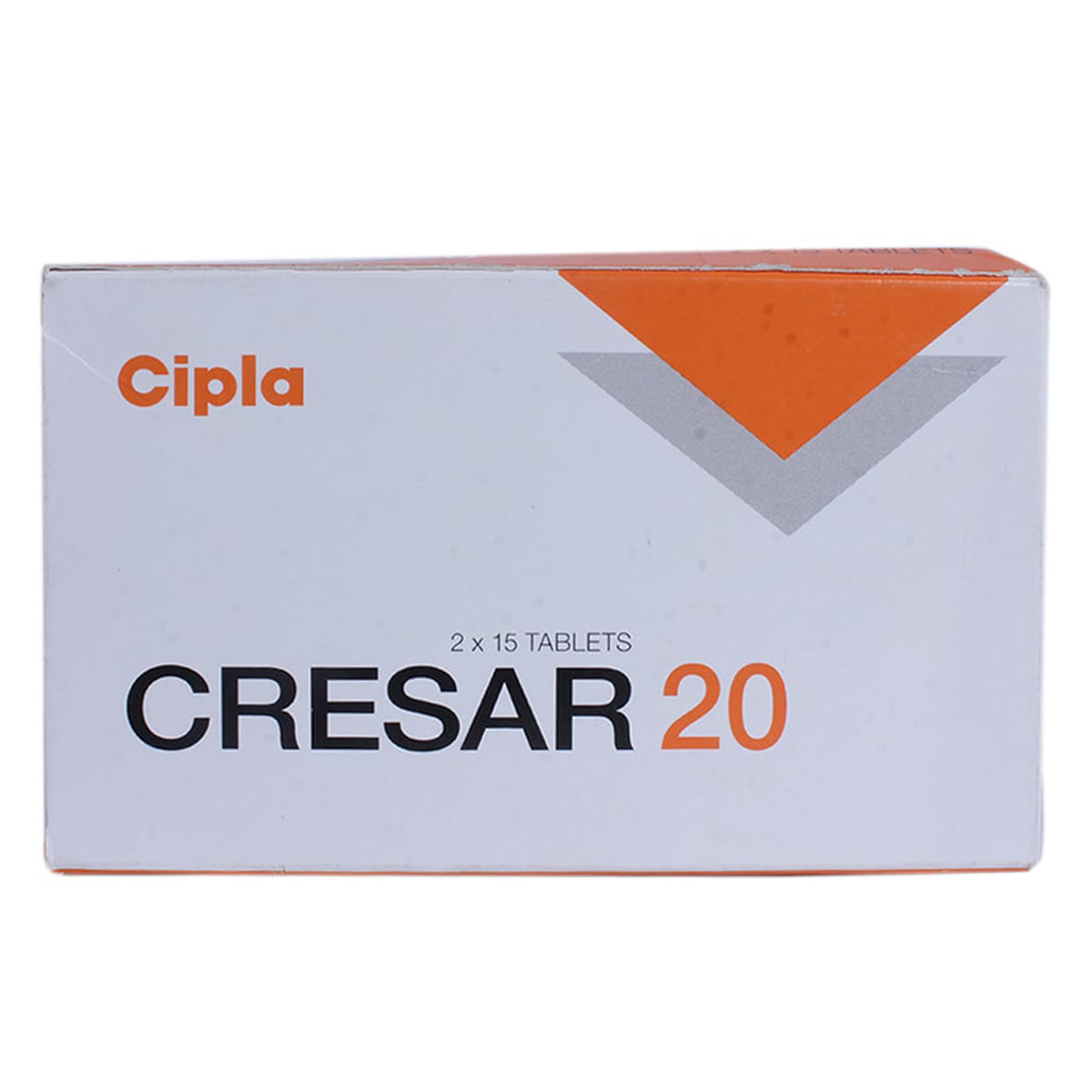 Cresar 20 Tablet 15's, Pack of 15 TabletS Cresar 20 Tablet 15's, Pack of 15 TabletS