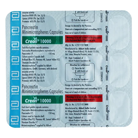 Creon 10000 Capsule 15's