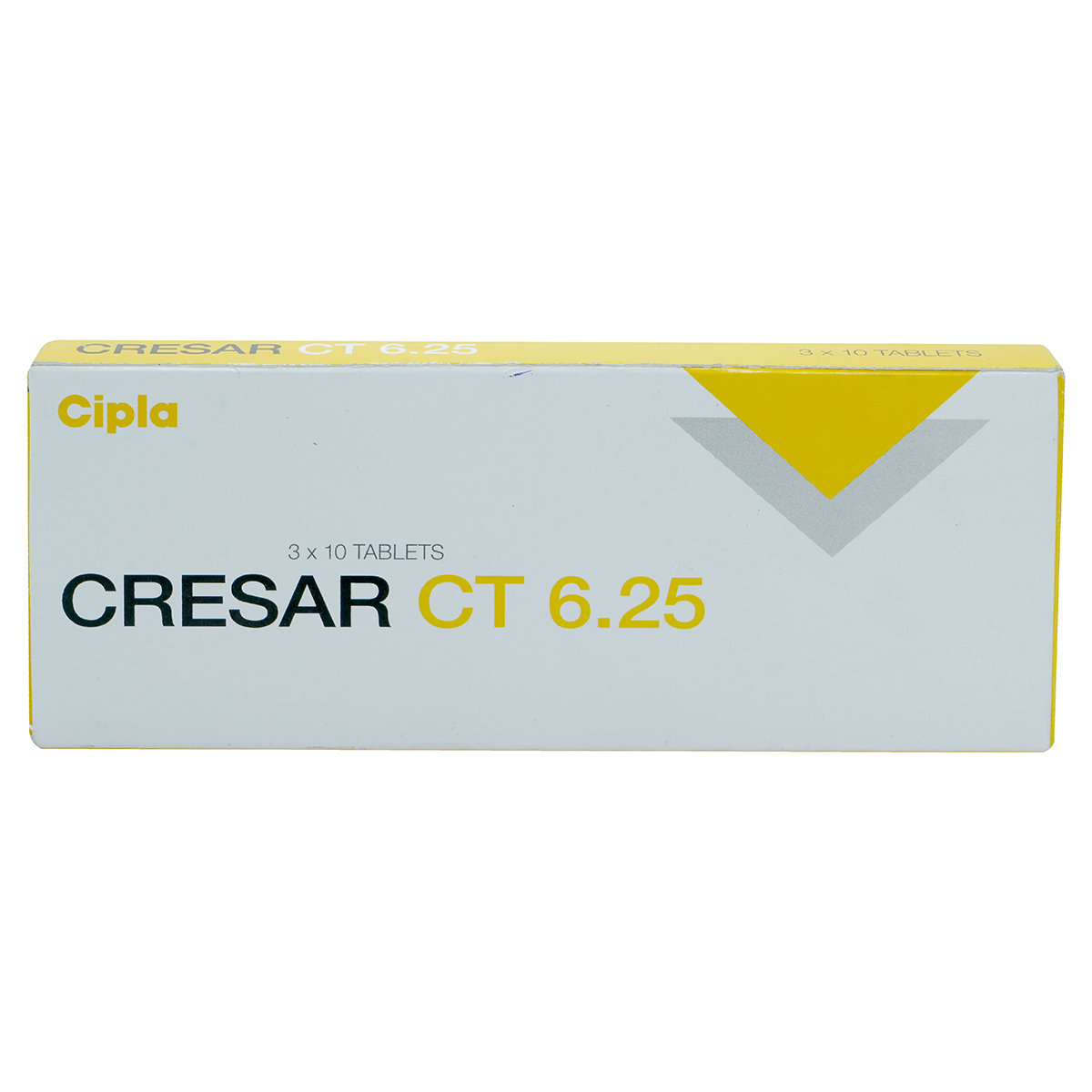 Cresar CT 6.25 Tablet 10's, Pack of 10 TABLETS Cresar CT 6.25 Tablet 10's, Pack of 10 TABLETS