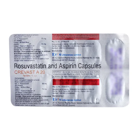 Crevast A 20 Capsule 10's