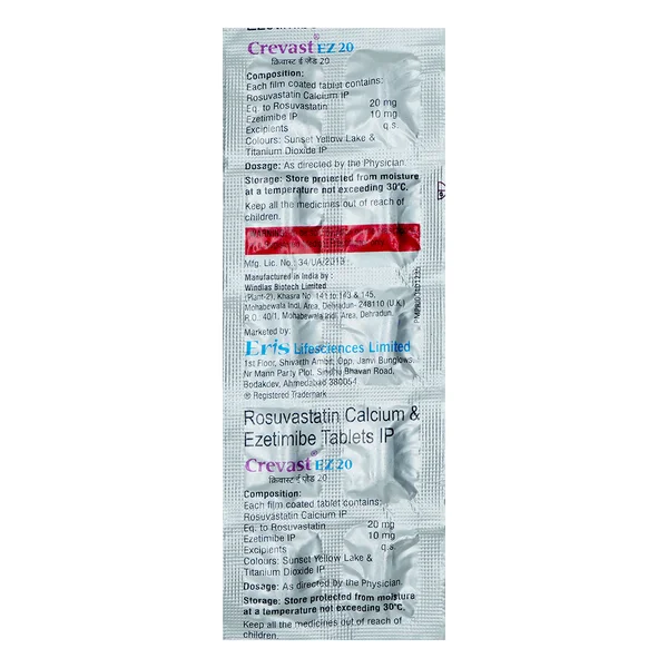 Crevast Ez Tablet 10's, Pack of 10