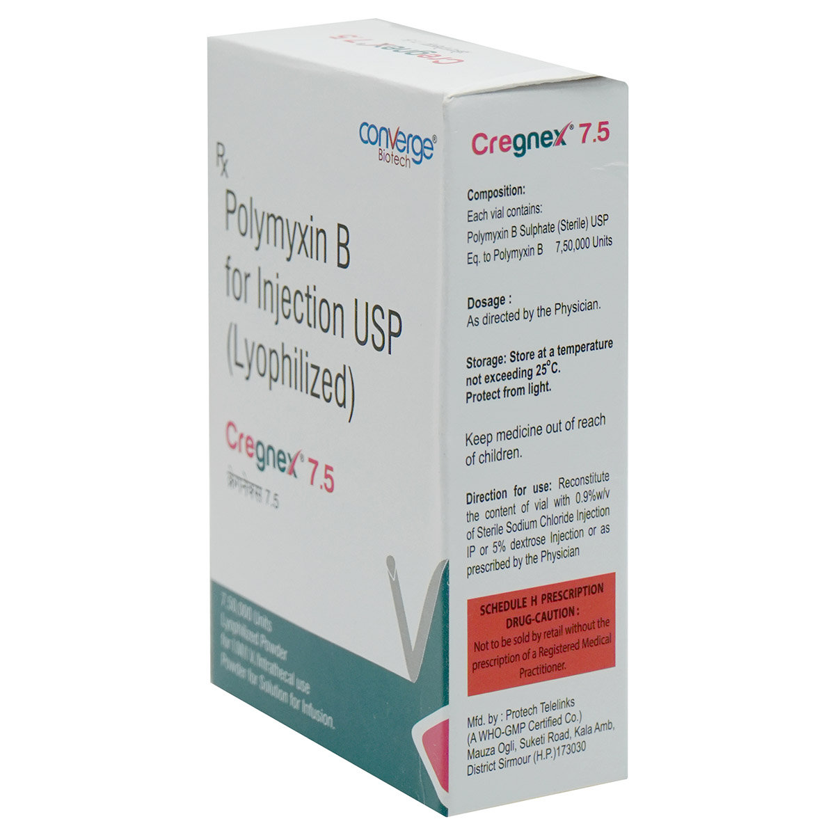 Cregnex 7.5K Inj, Pack of 1 INJECTION Cregnex 7.5K Inj, Pack of 1 INJECTION