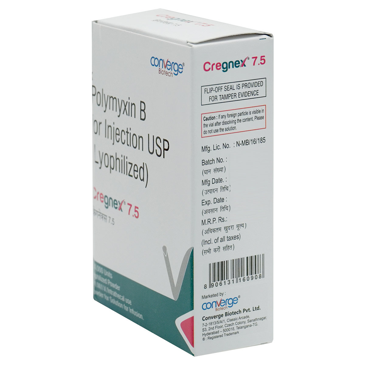 Cregnex 7.5K Inj, Pack of 1 INJECTION Cregnex 7.5K Inj, Pack of 1 INJECTION
