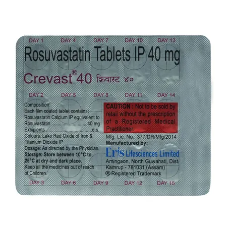Crevast 40 Tablet 15's