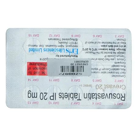Crevast 20 Tablet 15's