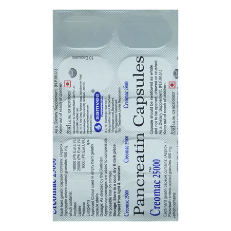 Creomac 25000 Capsule 10's
