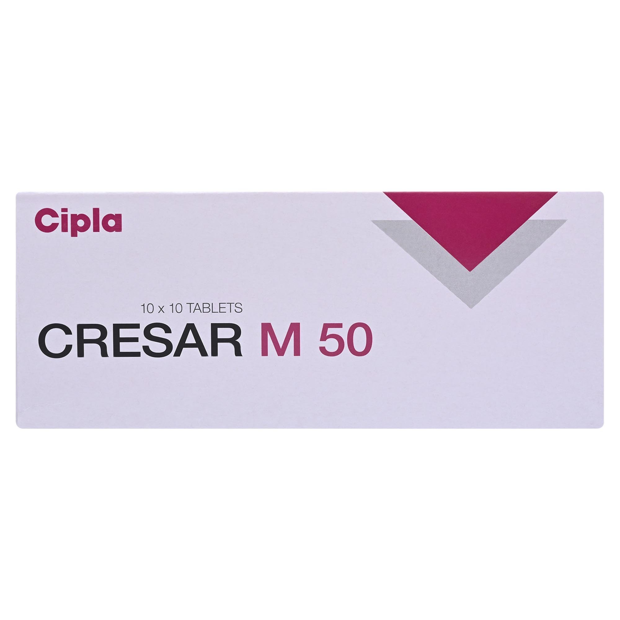 Cresar M 50 Tablet 10's, Pack of 10 TabletS Cresar M 50 Tablet 10's, Pack of 10 TabletS