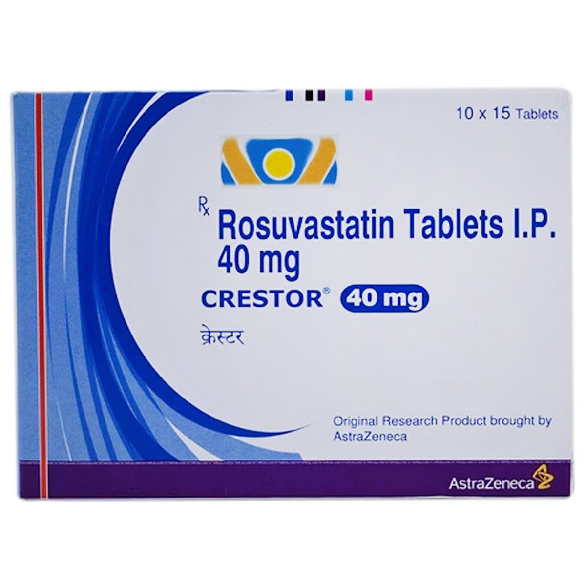 Crestor 40 mg Tablet 15's, Pack of 15 TabletS Crestor 40 mg Tablet 15's, Pack of 15 TabletS