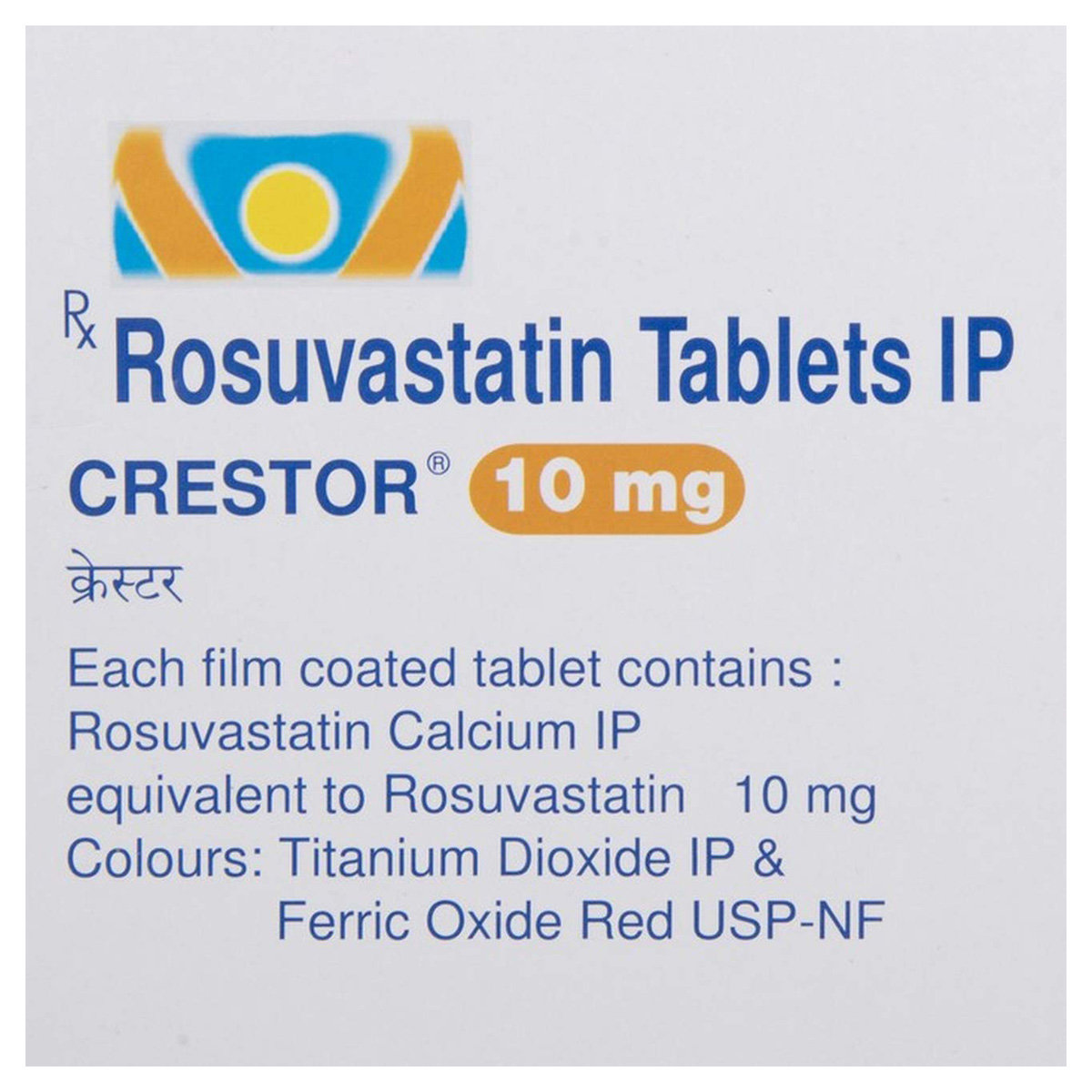 Crestor 10 mg Tablet 15's, Pack of 15 TabletS Crestor 10 mg Tablet 15's, Pack of 15 TabletS