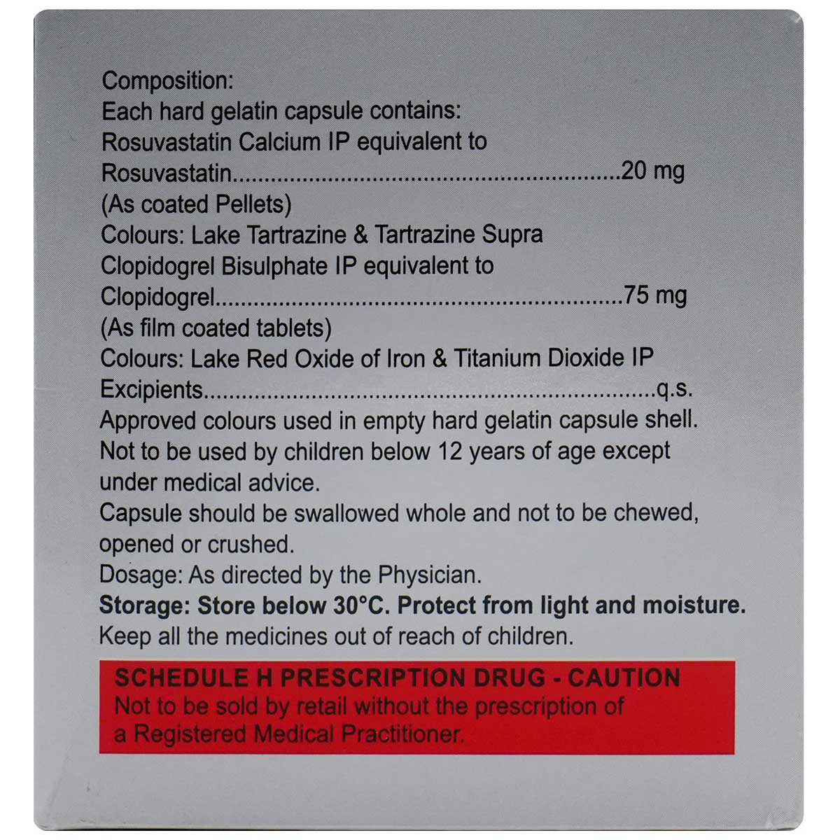 Crevast CV 20 Capsule 15's, Pack of 15 CAPSULES Crevast CV 20 Capsule 15's, Pack of 15 CAPSULES