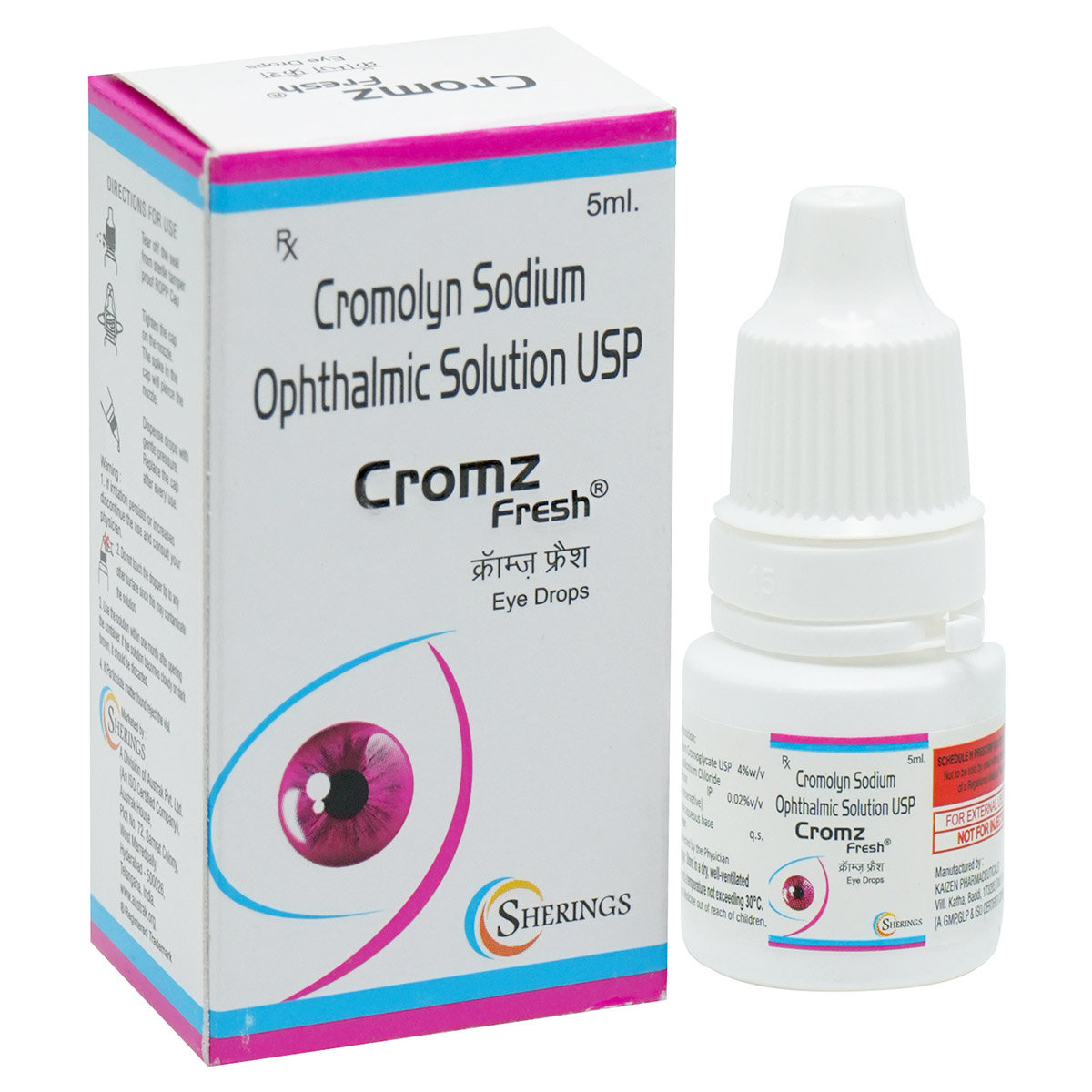 Cromz Fresh Eye Drops 5 ml, Pack of 1 Eye Drops Cromz Fresh Eye Drops 5 ml, Pack of 1 Eye Drops
