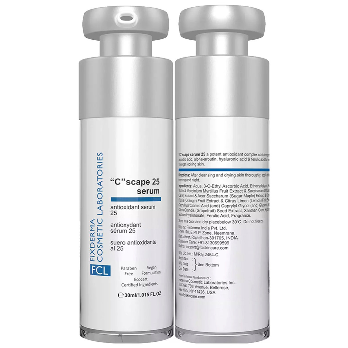Fixderma C Scape 25 Serum 30 Ml, Pack of 1 Fixderma C Scape 25 Serum 30 Ml, Pack of 1