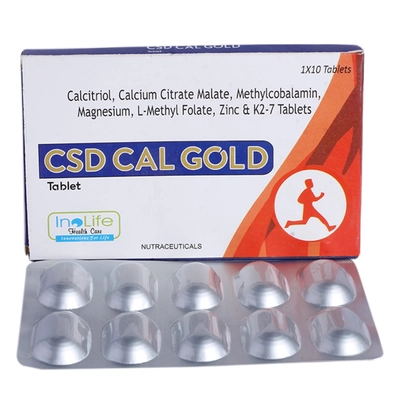 CSD Cal Gold Tablet 10's, Pack of 10