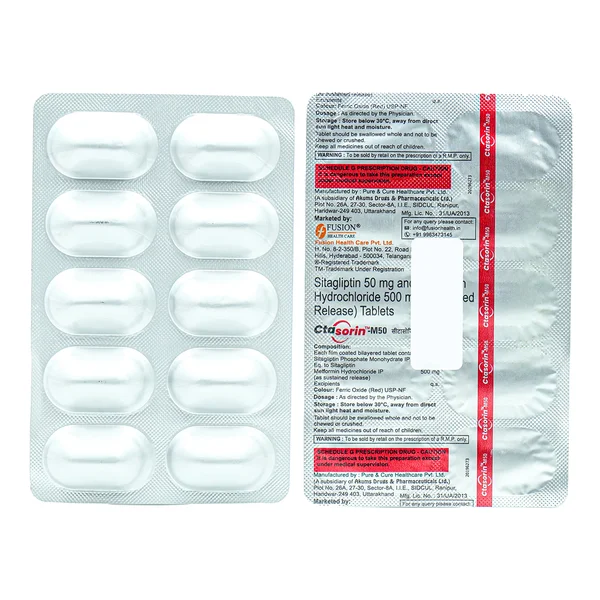 Ctasorin M 50 Tablet 10's