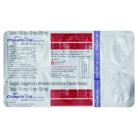 Ctasorin-DM 100/10/500 Tablet 10's