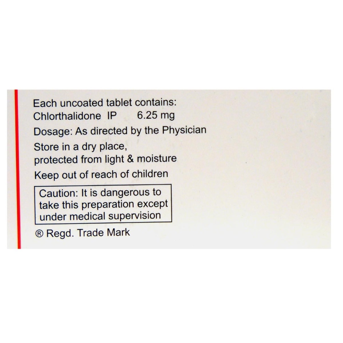 CTD-6.25 Tablet 15's, Pack of 15 TABLETS CTD-6.25 Tablet 15's, Pack of 15 TABLETS