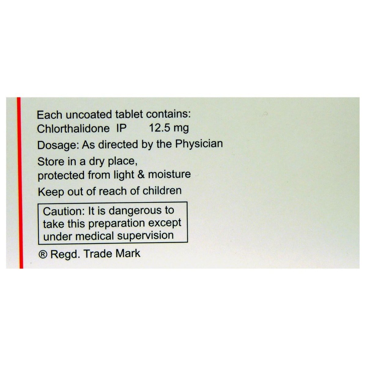 CTD-12.5 Tablet 15's, Pack of 15 TABLETS CTD-12.5 Tablet 15's, Pack of 15 TABLETS