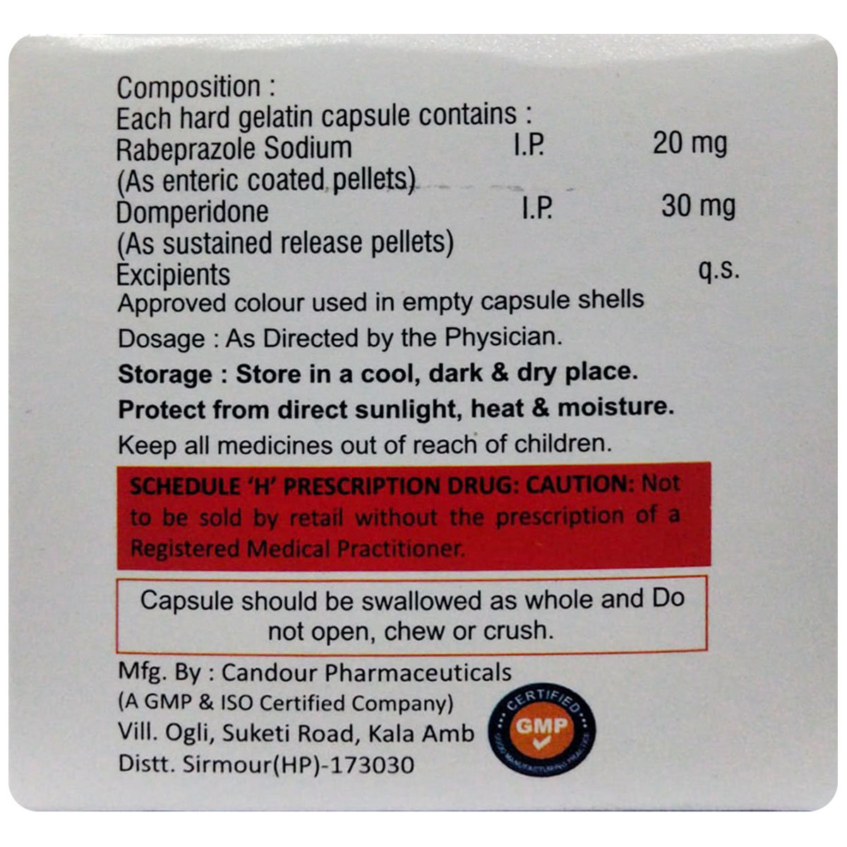 Cumiper DSR Capsule 10's, Pack of 10 Cumiper DSR Capsule 10's, Pack of 10