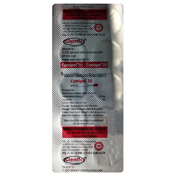 Cumiper 20 Tablet 10's