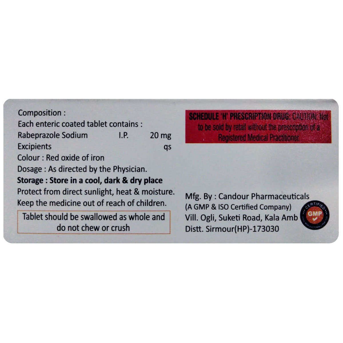 Cumiper 20 Tablet 10's, Pack of 10 TABLETS Cumiper 20 Tablet 10's, Pack of 10 TABLETS