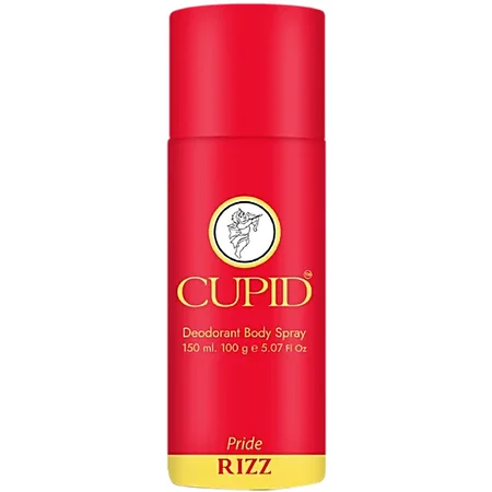 Cupid Pride Rizz Deodorant Body Spray, 150 ml