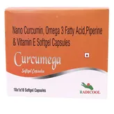 Curcumega Capsule 10's, Pack of 10 CAPSULES