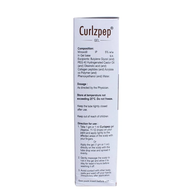 Curlzpep Gel 60 gm, Pack of 1 GEL