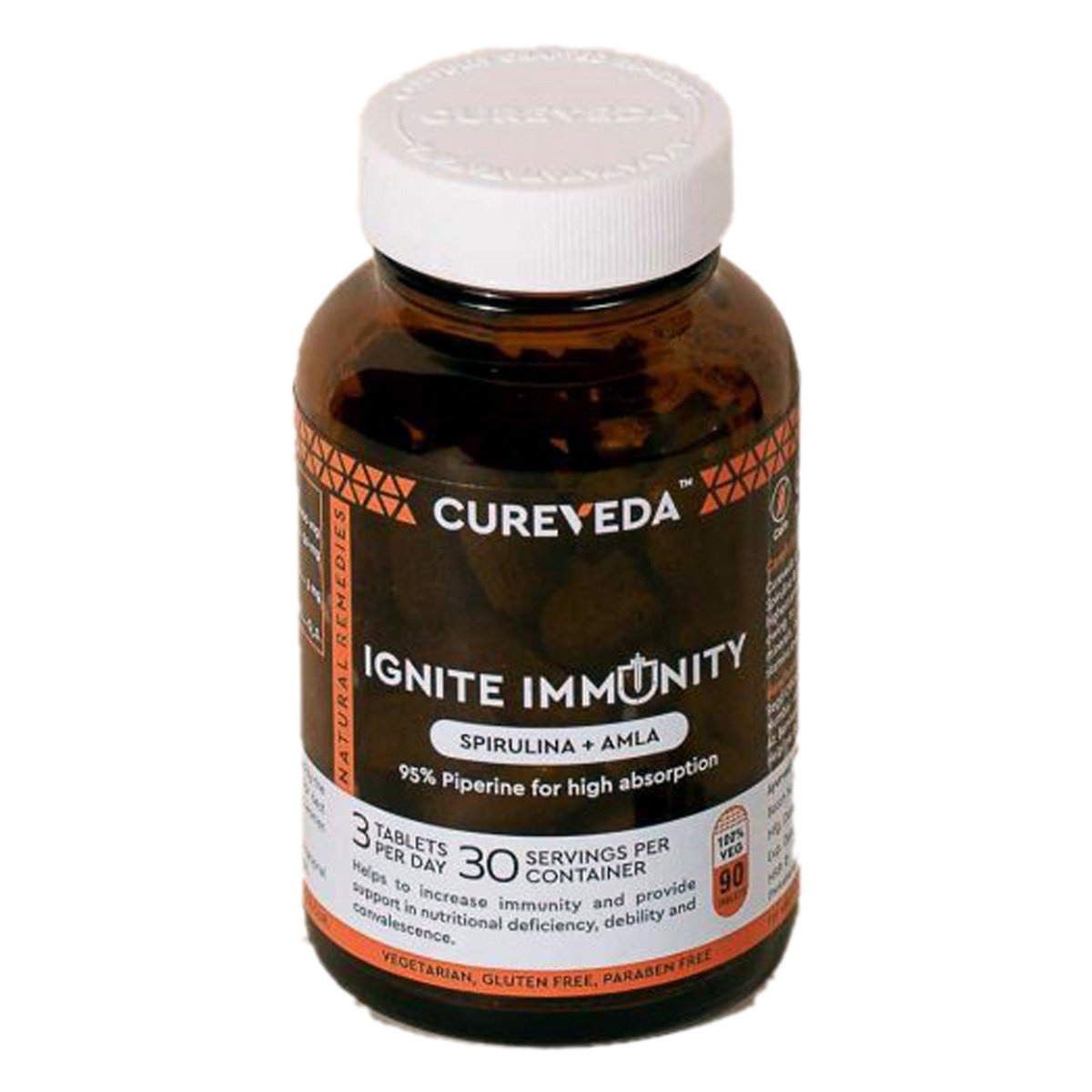 Cureveda Ignite Immunity, 90 Tablets, Pack of 1 Cureveda Ignite Immunity, 90 Tablets, Pack of 1