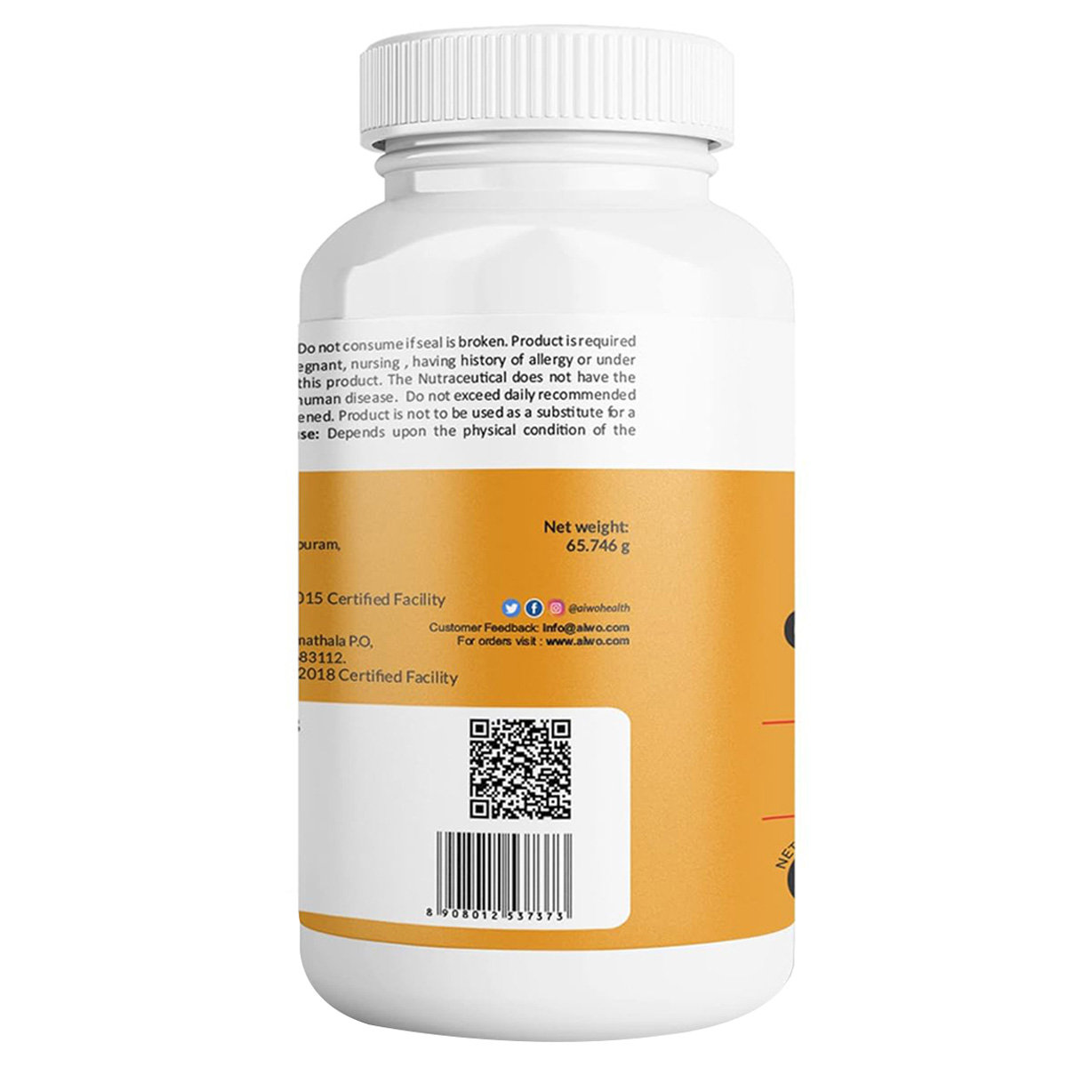 Curcumin Rich 500 mg Capsule 60's, Pack of 1 Curcumin Rich 500 mg Capsule 60's, Pack of 1