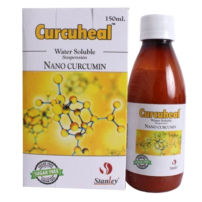 Curcuheal 250 mg Sugar Free Suspension 150 ml, Pack of 1 Suspension