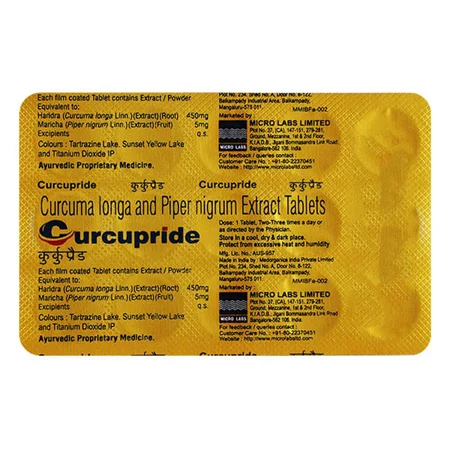 Micro Labs Curcupride, 15 Tablets