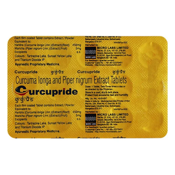 Micro Labs Curcupride, 15 Tablets