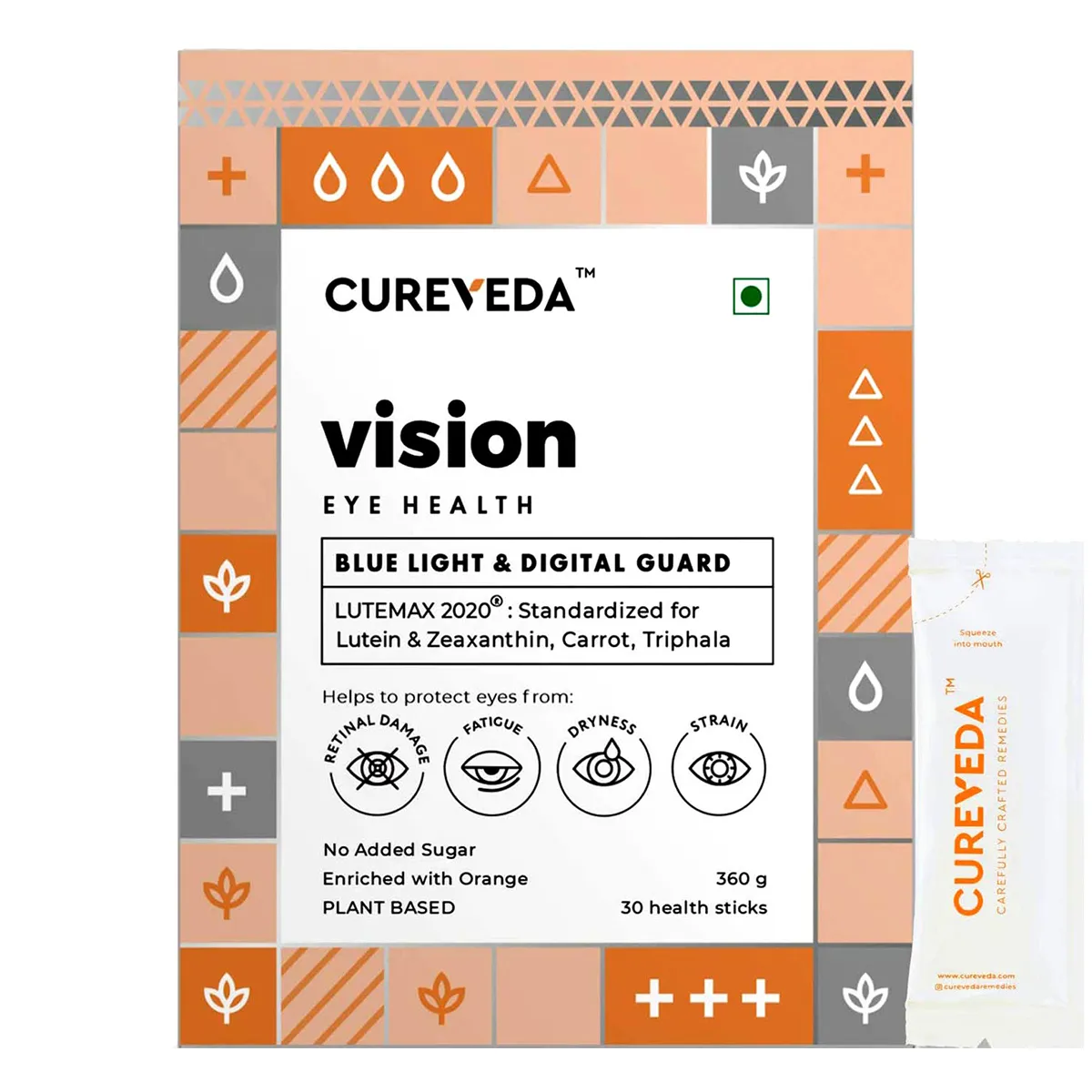 Buy Cureveda Vision Eye Health, 360 gm | 19 Minutes Delivery | Apollo  Pharmacy
