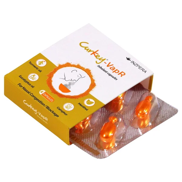 Curkey-Vapr, 4 Capsules