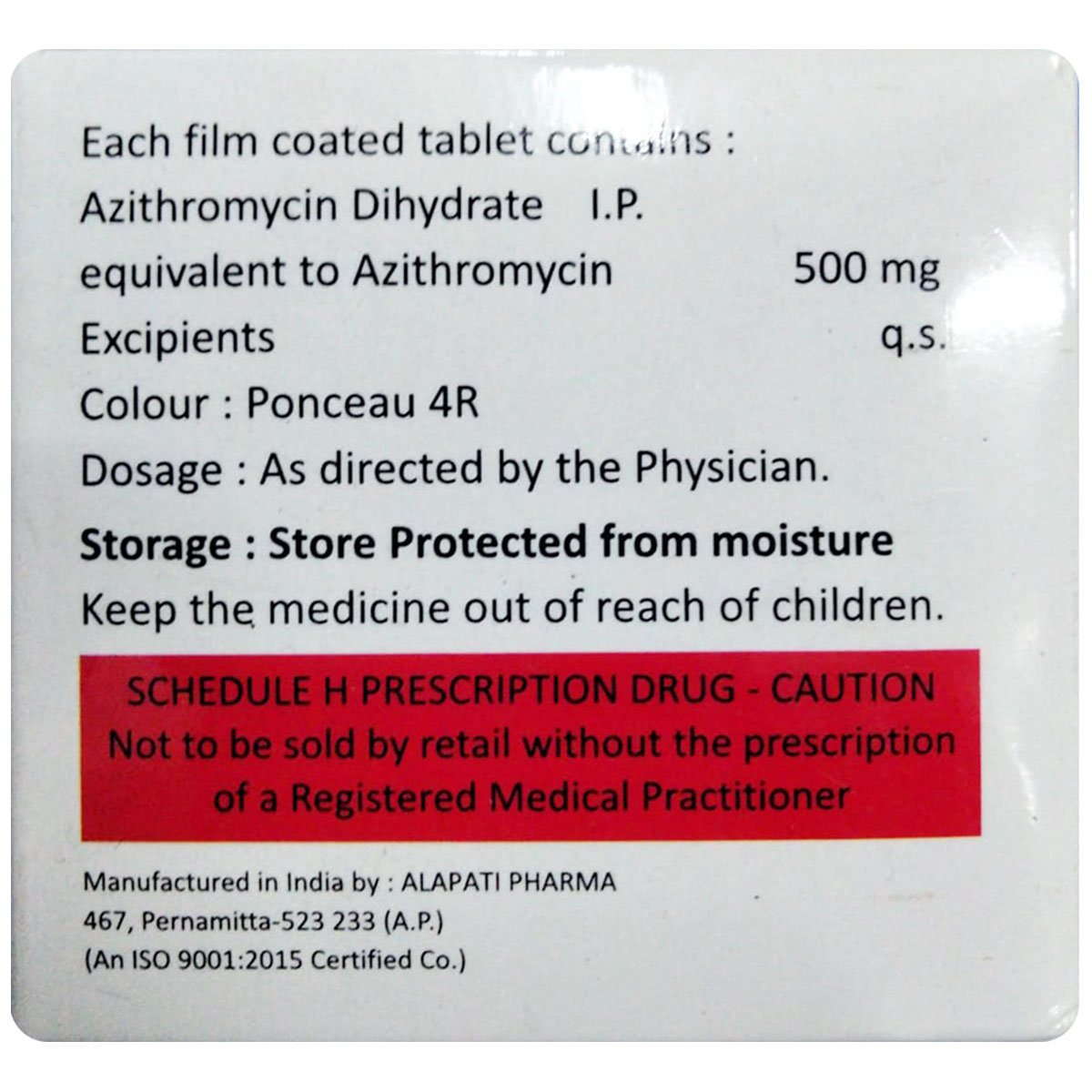 Curithro 500 Tablet 3's, Pack of 3 TABLETS Curithro 500 Tablet 3's, Pack of 3 TABLETS